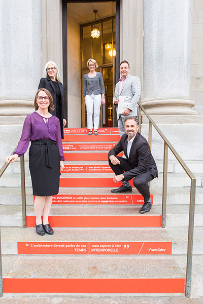 Photo de groupe : bélanger et l'AAPPQ